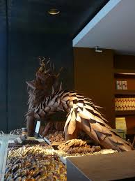 Dragon Chocolate Sculpture Bruges Belgium Chocolate Sculpture Chocolate Art Chocolate Sculptures