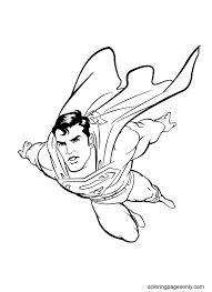 These spring coloring pages are sure to get the kids in the mood for warmer weather. Superman Free Printable Coloring Pages Superman Coloring Pages Coloring Pages For Kids And Adults
