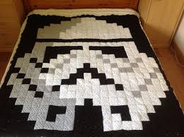 Sam S Storm Trooper Blanket Star Wars Crochet Pixel Crochet Star Wars Quilt