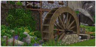 Gartengestaltung, die sims 3 hausbau feen para s teil 1 haushalt fairytale msheartilyc deutsch von sims 3 design garten accessoires category for this post: Wasserrad Der Alten Muhle Store Die Sims 3