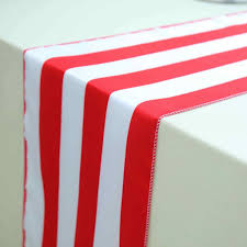12 X 108 Red White Stripe Satin Table Runners In 2020 Striped Table Satin Stripes Striped Table Runner