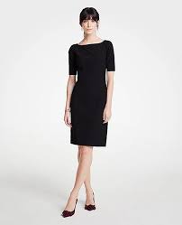 Seasonless Stretch Elbow Sleeve Sheath Dress Ann Taylor Workwear Work Professionalimage Professionalwomen Offic Dresses For Work Fashion Sheath Dress