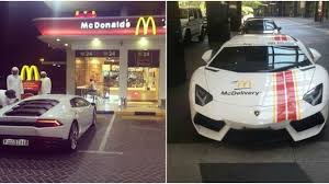 Get mcdonald's delivered straight to your doorstep. Lamborghini Is The New Mcdonalds Delivery Vehicle In Dubai News Pulse Online