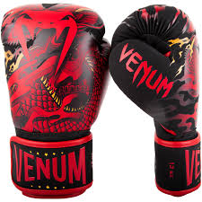 Venum Dragon S Flight Boxing Gloves Black Red Boxing Gloves Boxing Boots Muay Thai Gloves