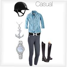 Casual Horse Riding Clothes Equestrian Outfits Horseback Riding Outfits