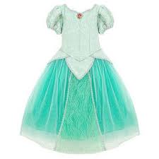 Disney Parks Authentic Ariel Costume 3 Girls Fancy Dress Disney World Princess Ariel Dress