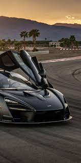 Glorious Wallpaper Black Mclaren Senna On Highway 10802160 Super Araba Super Arabalar Araba