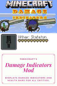 Damage Indicators Mod 1 16 3 1 15 2 1 12 2 1 10 2 By Torocraft S Health Bar Minecraft Mods Mod