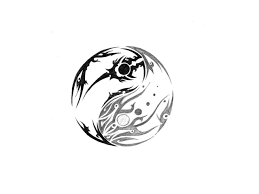 The yin and yang symbol represents unity of every thing and balance of opposites: Dragon And Phoenix Yin Yang Tattoo Verzameling