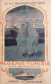 1920 Algerie Tunisie Par Marseille Carnet Du Passager Cie Gle Transatlantique Illustration Sandy Hook Pseudonyme De Georges Taboureau 1879 1960
