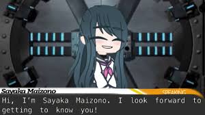I know i said i wanted to talk, but when push comes to shove, i don't [happy birthday maizono !!! Sayaka Maizono S Introduction Danganronpa In Gacha Youtube