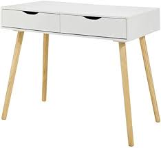 Couchtisch weiß hochglanz mit schublade case 120x60x38cm couchtisch weiß hochglanz mit schublade case 120x60x38cm wohnzimmertisch günstig auf amazon.de: Sobuy Fwt40 Wn Schreibtisch Mit 2 Schubladen Tisch Computertisch Kinderschreibtisch Burotisch Weiss Natur Bht Ca 90x77x45cm Amazon De Kuche Haushalt