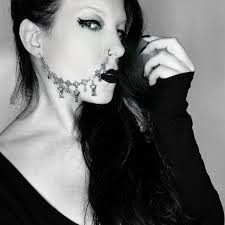 Ankh Sigil of Lucifer Clean Nosechain Goth Gothic Occult Nose Jewelery Nose  Piercing Luciferian Seal Egyptian Tradgoth Gift Wgt Fest