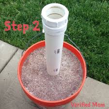 I mixed up some concrete and poured it into a large flower pot. How To Create A Unique Diy Umbrella Stand