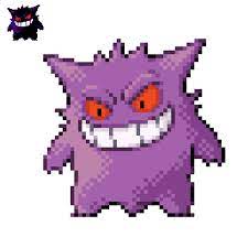 Only Gengar sprite I've ever liked is Crystal's — so I redid it in Gen3  style for my rom hack. : rpokemon