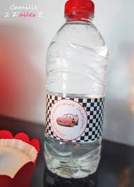 La bouteille d'eau comestible ! Camille 2 Z Ailes E Etiquette Autocollante Bouteille Mickey Minnie Disney