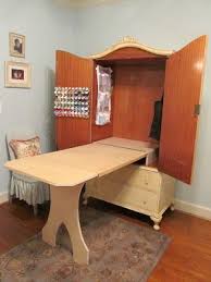 Compact Armoire Sewing Closet Sewing Closet Sewing Table Sewing Cabinet
