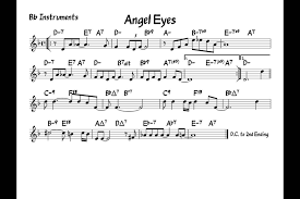 Angel Eyes Play Along Bb Version