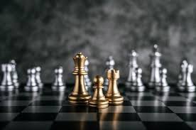 Download Gold And Silver Chess On Chess Board Game For Business Metaphor Leadership Concept For Free In 2020 Chess Board Chess Board Game Board Games