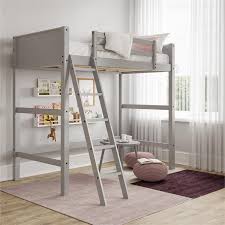 $1,500.00 $999.00 (save 33%) in stock. Dorel Living Moon Bay Kids Twin Wooden Loft Bed With Ladder In Gray Dz00359