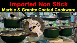There is a time when it needs to be fixed somehow. Imported Non Stick Marble Coated Granite Coated Ceramic Cookware Set With Prices 2020 Youtube