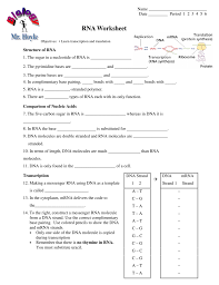 6 to 30 characters long; Rna Worksheet
