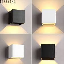 12w Waterproof Led Wall Mount Light Ip65 Outdoor 10cm 10cm 10cm Wall Lamp Decoration For Indoor Living Reading Bedroom Ac85 265v Wall Mount Light Led Wall Mountled Wall Mounted Light Aliexpress