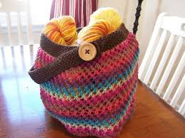 To access the free downloadable pattern for this cute knitted item, please click on this link: Grrlfriend Market Bag Market Bag Knitted Bags Crochet Bag Pattern Free