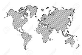 Weltkarte zum ausmalen deiner bereisten länder! Weltkarte Umriss Und Schrage Linie Lizenzfrei Nutzbare Vektorgrafiken Clip Arts Illustrationen Image 68415461