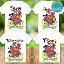 Download Printable African American Rugrats T Shirt Family Template Diy Bobotemp
