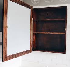 You can make one yourself or renovate an old one and use it. Easy Medicine Cabinet Makeover Lovely Lucky Life