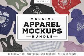 Massive Apparel Mockups Bundle Clothing Mockup Shirt Mockup Mockup
