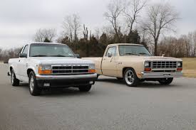 The design language is recognized as both dakota and ram 1500 are offering the same body lines. Here S Why The Dodge D Series And First Gen Dakota Make Great Gen Iii Hemi Powered Muscle Trucks Holley Motor Life