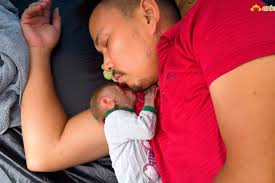 Tucker slept through the kids' noise