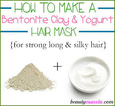 Bentonite clay mask for natural hair the aztec indian healing clay is known to give the face a deep, pulsating cleansing (and it does). Diy Bentonite Clay Yogurt Mask For Hair Beautymunsta Free Natural Beauty Hacks And More