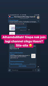 December 24, 2020 by tchercollection. Hasni V Twitter Assalamualaikum Kalau Ada Kawan Kawan Atau Adik Adik Yang Perlukan Bimbingan Atau Inginkan Nota Nota Bahasa Melayu Pt3 Spm Dan Sejarah Spm Boleh Copy Link Channel Telegram Channel Bm Https T Co Cedzvyyyzw