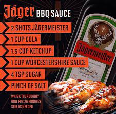 Jager Bbq Sauce Smoked Food Recipes Bbq Recipes Frozen Summer Drinks