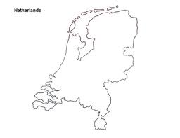 Key facts about the netherlands. Free Netherlands Map Outline By The Harstad Collection Tpt