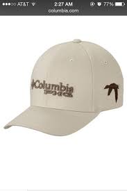 Columbia Phg Fitted Hat With Embroidered Duck Fitted Hats Hats Baseball Hats