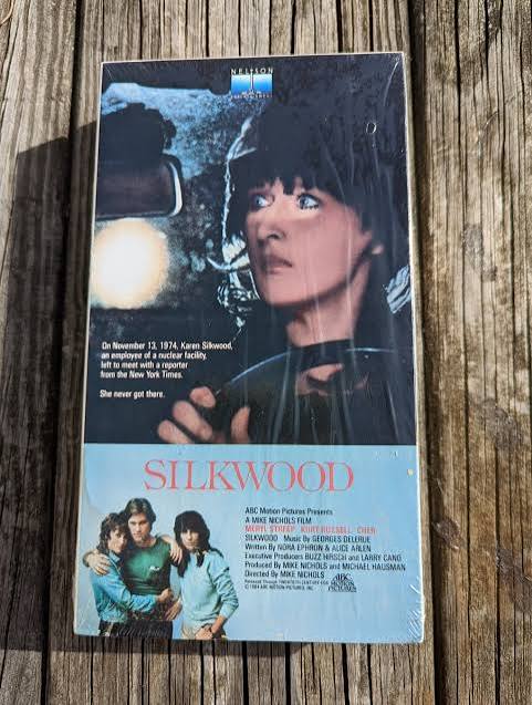 Silkwood VHS 1983 Meryl Streep, Kurt Russell, Cher Nelson Watermark New  Sealed