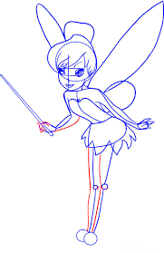 Apprendre A Dessiner La Fee Clochette Dessins Disney Dessin Tutoriel De Dessin