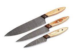 Born of the forge with a heart of steel and fire, the forged in fire chef and paring knife set is inspired by history's hit tv show forged in fire and are engineered to be tough, reliable knives. Hand Forged Damascus Steel Chef Knife Set 3 Pieces Stacksocial
