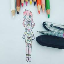 All about drawing sketch with pencil and watercolor ideas. Things To Draw When Bored Anime Drawing With Crayons