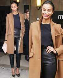 A medium to deep camel will work w/ navy blue, burgundy, brown & black for fall & winter. Pin On Celebrity Style Inspiration