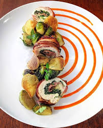 Pin By Moon On Chef Food Plating Chicken Roulade Recipe Food Presentation