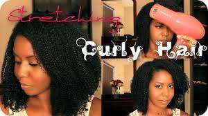 Do a chemical relaxer for a permanent loosening of curls. Stretching Tight Curly Hair Natural Hair Youtube