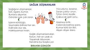 Yesilay Haftasi Siirleri 1 Siir Hayat Bilgisi Okul