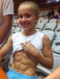 Pin By Steve On Little Girls Muscle Girl Abs Muscle Women Young Muscle Girl