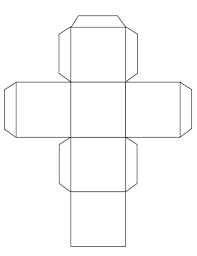 Miss printables offers seven basic free paper containers and bag templates that you will use in your projects again and again. Cube Template Free To Use Cube Template Box Templates Printable Free Box Template Printable