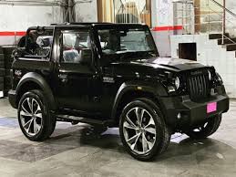 Mahindra Thar 21 Inch Wheel Modification